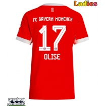 Bayern Munich Michael Olise #17 Replica Home Shirt Ladies 2025-26 Short Sleeve